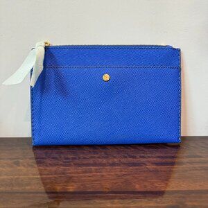 J. Crew Nile Blue Clutch